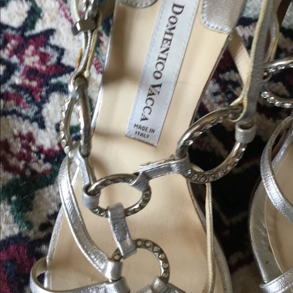 Domenico Vacca Silver jewelled sandals - Picture 6 of 7